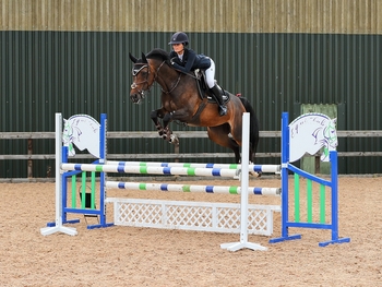 Chloe Templeton takes the Equissage Pulse Senior British Novice Second Round at Highfield at Howe